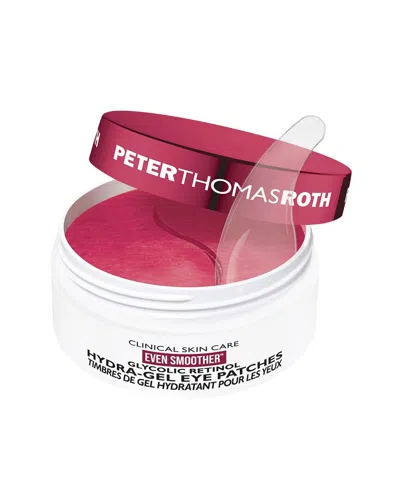Peter Thomas Roth Even Smoother Glycolic Retinol Hydra-gel Eye Patch In Transparent