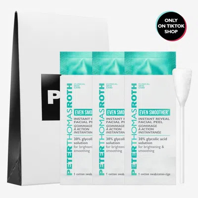 Peter Thomas Roth Even Smoother™ Instant Reveal Facial Peel Swabs In Transparent