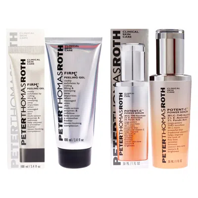 Peter Thomas Roth Firmx Peeling Gel And Potent-c Power Serum Kit By  For Unisex - 2 Pc Kit 3.4oz Gel, In Transparent