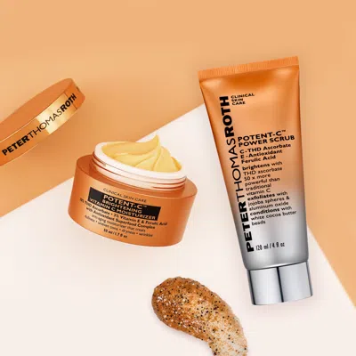 Peter Thomas Roth Full-size Potent-c Moisturizer & Scrub Duo 2-piece Kit|2 Pieces In Default Title