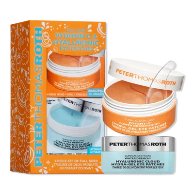 Peter Thomas Roth Full-size Vitamin C & Hyaluronic Eye Patches 2-piece Kit