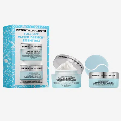 Peter Thomas Roth Full-size Water Drench Essentials 2-piece Bestsellers Kit In Blue