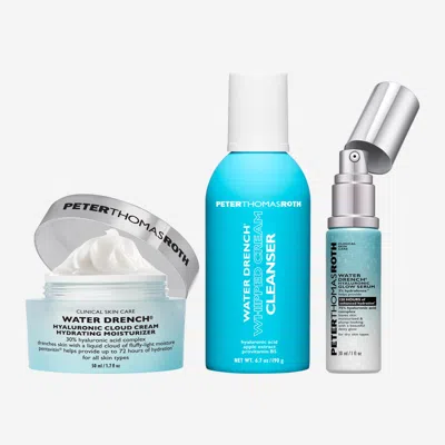 Peter Thomas Roth Full-size Water Drench® Hydration Routine 3-piece Bundle In Transparent