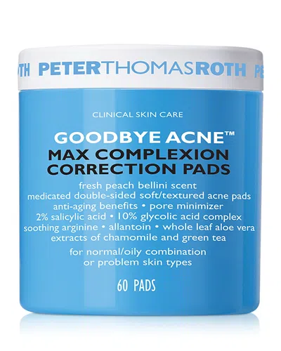 PETER THOMAS ROTH GOODBYE ACNE MAX COMPLEXION CORRECTION PADS