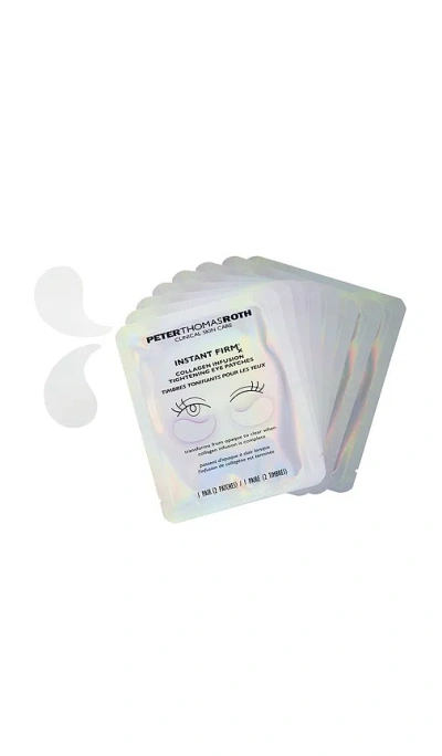 Peter Thomas Roth Instant Firmx Collagen Infusion Tightening Eye Patches For Firming Under-eye Bags & Wrinkles 16 Patc In Transparent