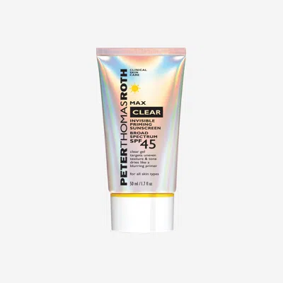 Peter Thomas Roth Max Clear Invisible Priming Sunscreen Broad Spectrum Spf 45|50 ml / 1.7 Fl oz In Default Title