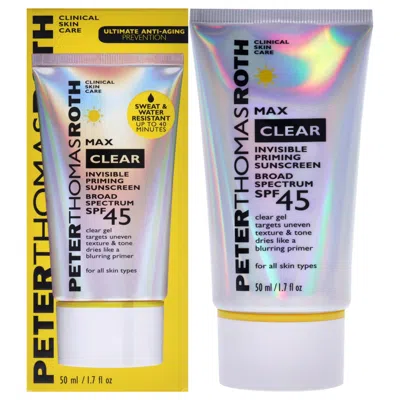Peter Thomas Roth Max Clear Invisible Priming Sunscreen Spf 45 By  For Unisex - 1.7 oz Sunscreen In Multi