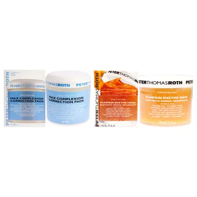 Peter Thomas Roth Max Complexion Correction Pads And Pumpkin Enzyme Mask Kit By  For Unisex - 2 Pc Ki In Orange