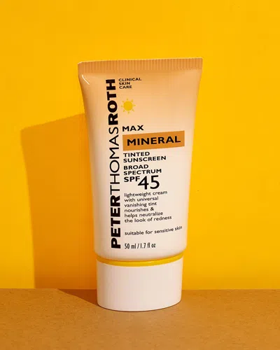 Peter Thomas Roth Max Mineral Tinted Sunscreen Broad Spectrum Spf 45 1.7 Oz.