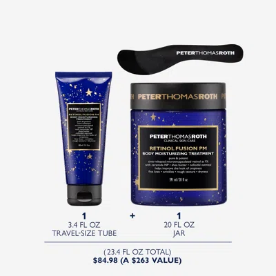 Peter Thomas Roth Mega-size Retinol Fusion Pm Body Duo 2-piece Kit