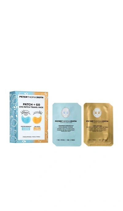 Peter Thomas Roth Patch + Go Eye Patch Travel Set For Hydrating & Firming In Transparent