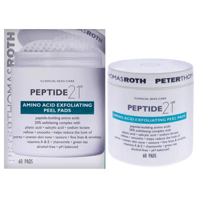 Peter Thomas Roth Peptide 21 Amino Acid Exfoliating Peel Pads By  For Unisex - 60 Count Pads In White