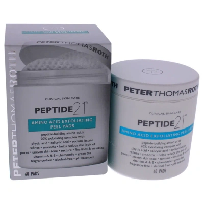 Peter Thomas Roth Peptide 21 Amino Acid Exfoliating Peel Pads By  For Unisex - 60 Count Pads In White