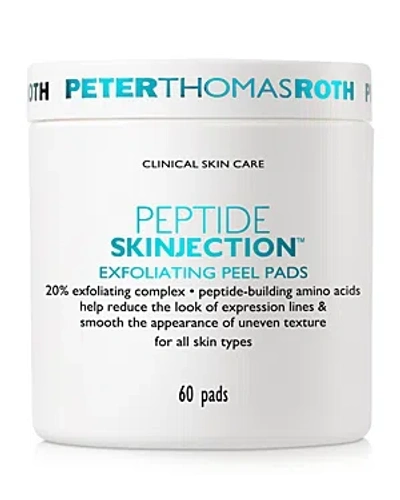 PETER THOMAS ROTH PEPTIDE SKINJECTION EXFOLIATING PEEL PADS 60 PADS