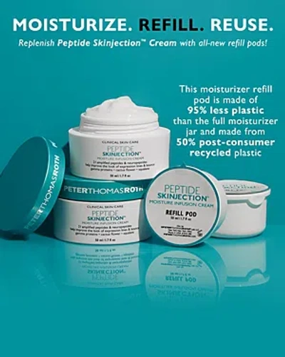Peter Thomas Roth Peptide Skinjection Moisture Infusion Cream Refill 1.7 Oz. In White