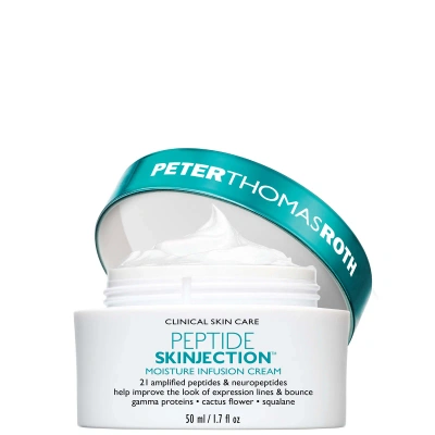 Peter Thomas Roth Peptide Skinjection Moisture Infusion Refillable Cream 50ml In White