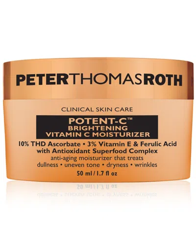 Peter Thomas Roth Potent-c Brightening Vitamin C Moisturiser 50ml In White