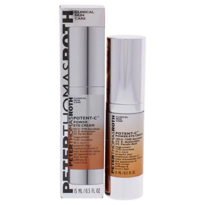 Peter Thomas Roth Potent-c Power Eye Cream By  For Unisex - 0.5 oz Eye Cream In Cream / Dark