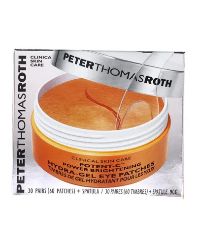 Peter Thomas Roth Potent-c Power Brightening Hydra-gel Eye Patches In Transparent
