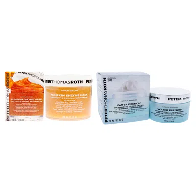 Peter Thomas Roth Pumpkin Enzyme Mask And Water Drench Hyaluronic Cloud Cream Kit By  For Unisex - 2  In White
