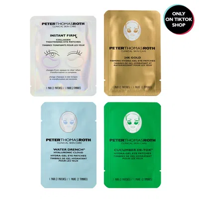 Peter Thomas Roth Tiktok Shop Hydra-gels 4x Pack In Transparent
