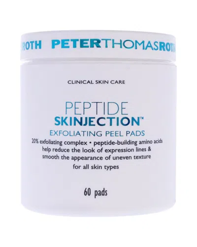 Peter Thomas Roth Unisex 60 Count Peptide Skinjection Exfoliating Peel Pads In White