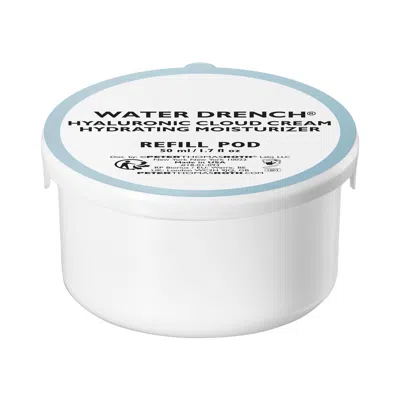 Peter Thomas Roth Water Drench Hyaluronic Cloud Cream Hydrating Refillable Moisturizer 1.7 oz / 50 ml In White