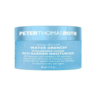 Peter Thomas Roth Water Drench Hyaluronic Cloud Rich Barrier Moisturizer In White
