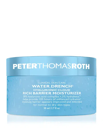 Peter Thomas Roth Water Drench Hyaluronic Cloud Rich Barrier Moisturizer In White