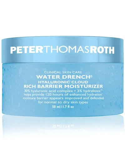 Peter Thomas Roth Water Drench Hyaluronic Cloud Rich Barrier Moisturizer In White