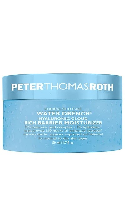Peter Thomas Roth Water Drench Hyaluronic Cloud Rich Barrier Moisturizer In White