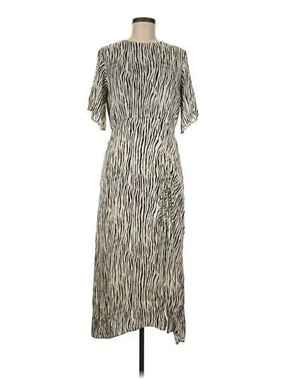 Pre-owned Petersyn Casual Dress In Silver