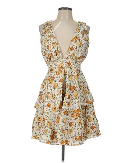 Pre-owned Petersyn Casual Dress In Yellow