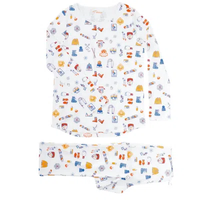 Petidoux Women's Pima Cotton Pajamas In Après-ski In Multi