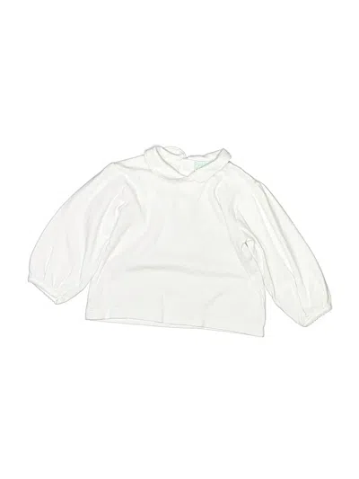 Pre-owned Petit Ami Kids' Long Sleeve Turtleneck In Ivory