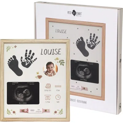 Petit Artichaut Baby Birth Frame Keepsake Kit In Sand
