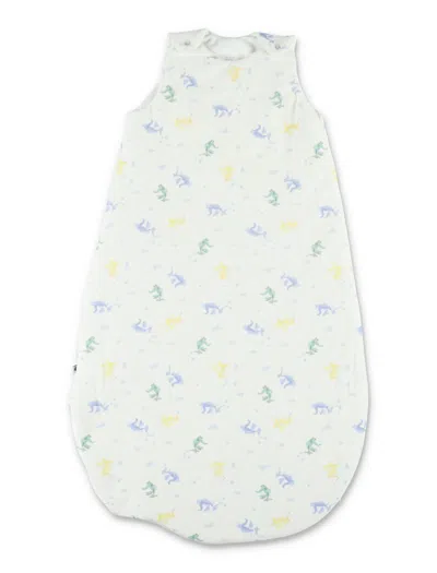 Petit Bateau Baby Sleep Sack With Snap Shoulders In Bianco