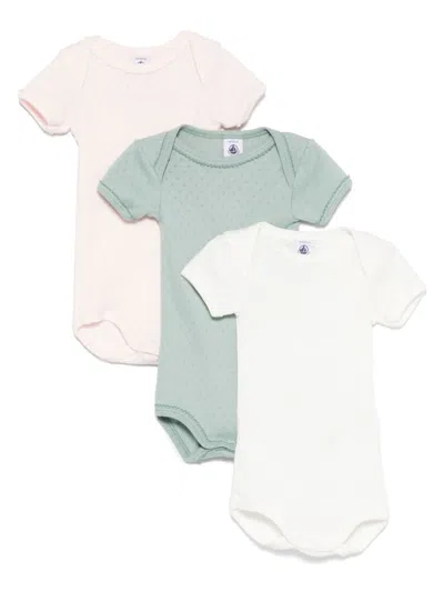 Petit Bateau Basic Babygrows (set Of Three)
