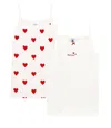 Petit Bateau White Set For Girl In Bianco