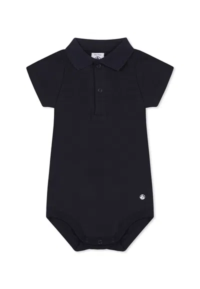 Petit Bateau Blue Bodysuit For Babykids
