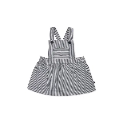 Petit Bateau Blue Dungarees For Baby Girl
