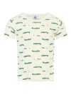 Petit Bateau Boat-print Striped Cotton T-shirt (pack Of Two) In White