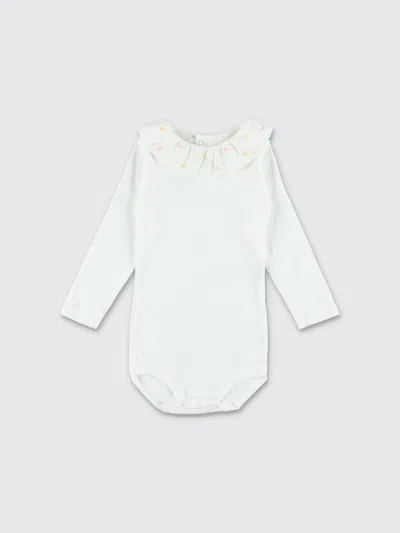 Petit Bateau Babies'  Bodysuit Kids Color White