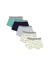 Petit Bateau Boxer Shorts (pack Of Five) In Multi