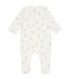 Petit Bateau Bunny Print All-in-one In Multi