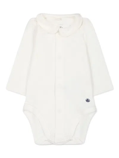 PETIT BATEAU COLLARED LONG-SLEEVE BODY 