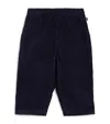 Petit Bateau Cotton Corduroy Sweatpants In Blue