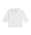 Petit Bateau Cotton Long-sleeve Shirt In White
