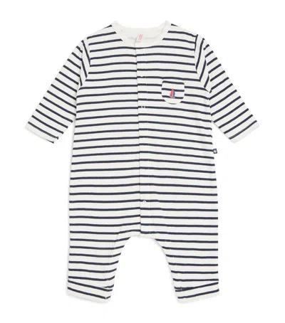 Petit Bateau Kids' Cotton Playsuit In Multi