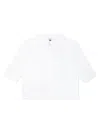 Petit Bateau White Shirt For Baby Boy With Logo In 白色